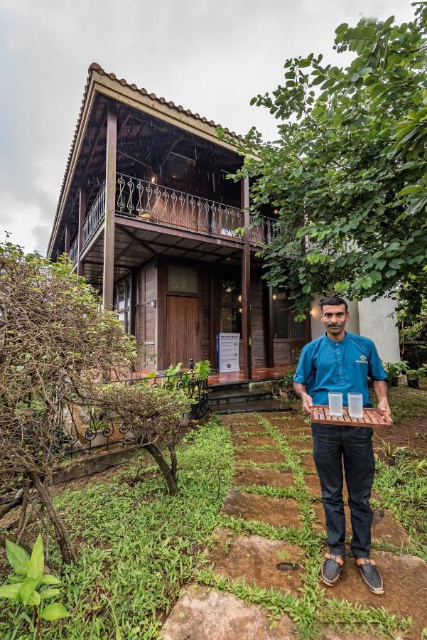 Saffronstays Boulevard Loghouse - A Wooden Chalet Amidst Nature Karli Bagian luar foto