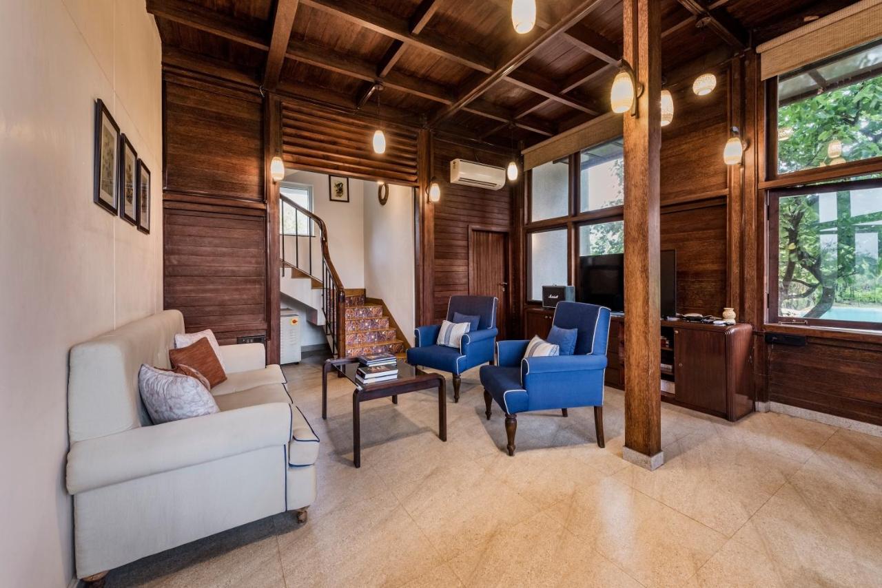 Saffronstays Boulevard Loghouse - A Wooden Chalet Amidst Nature Karli Bagian luar foto